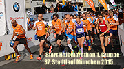 Halbmarathon Lauf beim 37. Sport Scheck Stadtlauf München 2015 - Fotos und Videos (©Foto: Martin Schmitz)